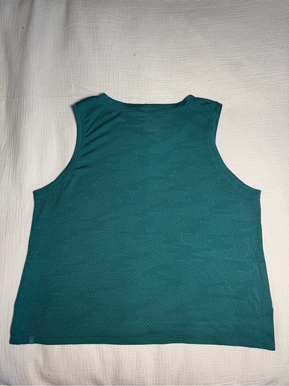 Lululemon Train to Be Tank, Dot Camo Teal Lagoon Sz10 - Picture 3 of 6